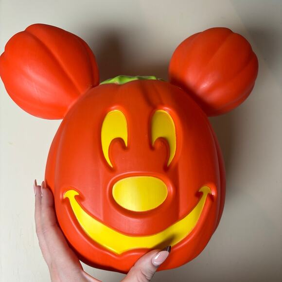 Disney Other - Mickey Mouse GIANT 22" Light Up Jack O Lantern 2024 Halloween
